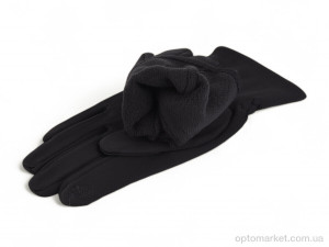 Рукавички чоловічі A26-NK1 black Number one чорний  оптом от Optomarket