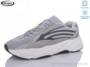 Купить Кросівки чоловічі A2688-2 світловідбивач Supo сірий