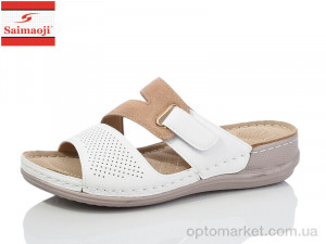 Купить Шльопанці жіночі A303-2 Saimaoji коричневий
