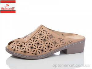 Купить Шльопанці жіночі A309-15 Saimaoji коричневий