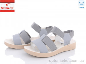 Купить Босоніжки жіночі A3107-7 Saimaoji сірий