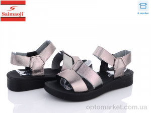 Купить Босоніжки жіночі A3107-8 Saimaoji бронзовий