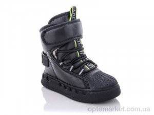 Купить Ботинки детские A314 black-green Clibee черный