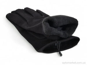 Рукавички чоловічі A32-2 black Модний чорний  оптом от Optomarket