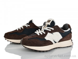 Кросівки чоловічі A327-4 N.w balance коричневий  оптом от Optomarket
