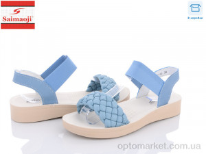 Купить Босоніжки жіночі A3301-10 Saimaoji блакитний