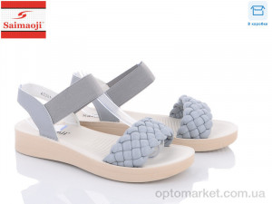 Купить Босоніжки жіночі A3301-7 Saimaoji сірий