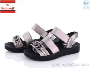 Купить Босоніжки жіночі A3302-8 Saimaoji бронзовий