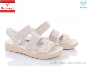 Купить Босоніжки жіночі A3305-6 Saimaoji бежевий