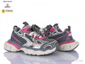 Купить Кросівки дитячі A503139 grey-pink фліс Apawwa сірий