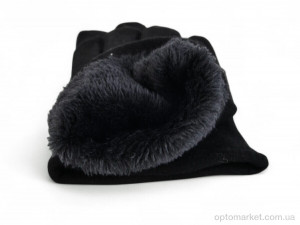 Рукавички чоловічі A51-04 black Number one чорний  оптом от Optomarket