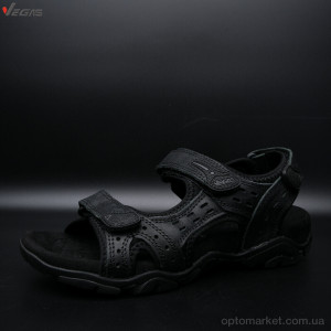 Сандалі чоловічі A511-1 Vegas чорний  оптом от Optomarket