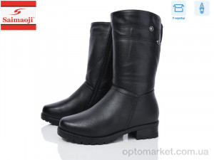 Купить Чоботи жіночі A52-1 Saimaoji чорний
