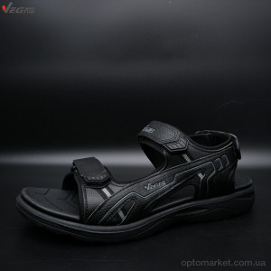 Сандалі чоловічі A532-1 Vegas чорний оптом от Optomarket