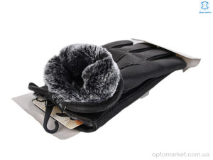 Рукавички чоловічі A63-6 black олень Paidi чорний  оптом от Optomarket