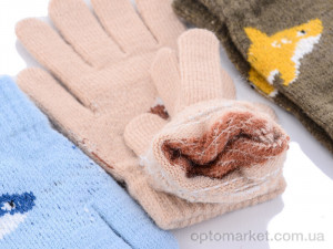 Рукавички дитячі A635L mix-old Rubi мікс  оптом от Optomarket