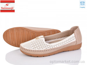 Купить Туфлі жіночі A65-16 Saimaoji бежевий