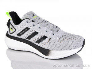 Кросівки чоловічі A680-3 A.idas сірий  оптом от Optomarket