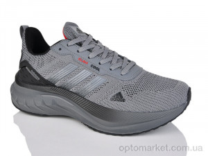 Кросівки чоловічі A682-7 A.idas сірий  оптом от Optomarket