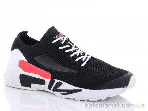Кросівки чоловічі A716-1 F.la чорний  оптом от Optomarket