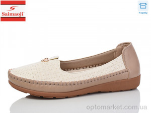Купить Туфлі жіночі A75-16 Saimaoji бежевий