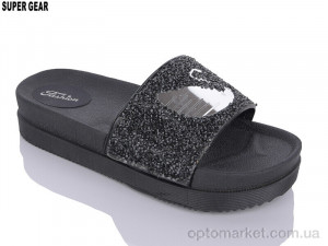 Купить Шльопанці жіночі A752 black Super Gear чорний