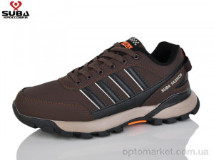 Купить Кросівки чоловічі A7733-7 піна Suba коричневий