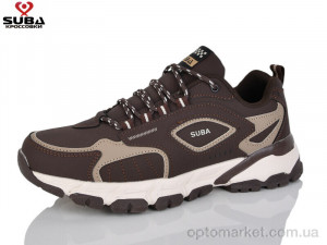 Купить Кросівки чоловічі A7736-7 піна Suba коричневий
