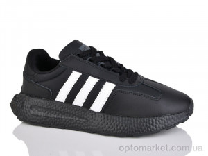 Кросівки чоловічі A809-1 A.idas чорний  оптом от Optomarket