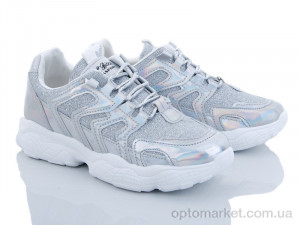 Купить Кросівки жіночі A8880 white Class Shoes срібний