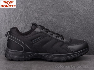 Кросівки чоловічі A8999-1 Bonote чорний  оптом от Optomarket