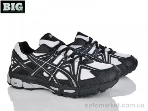 Кросівки чоловічі A9136-2 A.ics чорний  оптом от Optomarket