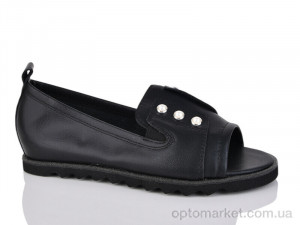 Купить Босоніжки жіночі A996-1 black Башили чорний