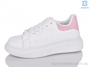 Купить Кросівки жіночі AA607-8 шкіра Xifa білий