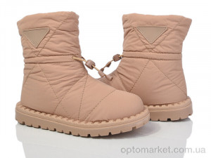 Купить Дутики жіночі AB032-3 Girnaive бежевий