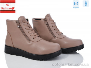 Купить Черевики жіночі AB18-8 Saimaoji бежевий