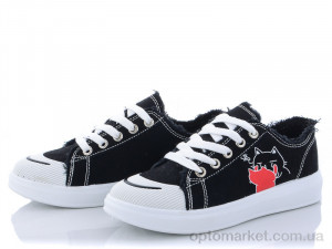 Купить Кеди жіночі AC15 черный Class Shoes чорний