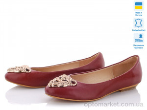 Купить Балетки жіночі AE115 бордо A.Dama бордовий