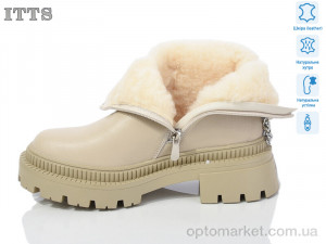 Черевики жіночі AK717-8 ITTS бежевий  оптом от Optomarket