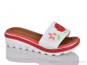 Купить Шльопанці жіночі АКБ квітка білий Akbulut білий