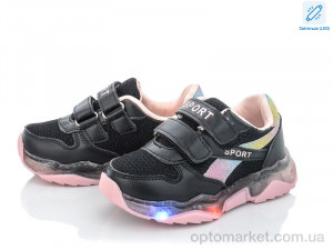 Купить Кросівки дитячі ALB030-1 LED FZD чорний