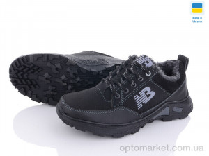 Кросівки чоловічі Ankor Б15 хутро чорний Ankor чорний  оптом от Optomarket