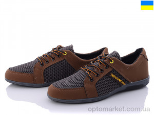 Купить Кроссовки мужчины Ankor31 коричневая сетка Ankor коричневый