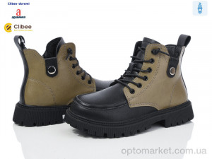 Купить Черевики дитячі AS123 black-green Clibee хакі