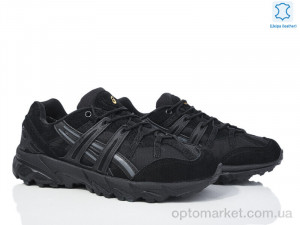 Кросівки чоловічі AW23-2 A.ics чорний  оптом от Optomarket