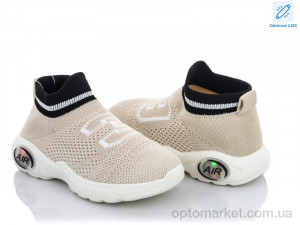 Купить Кросівки дитячі AW967 beige LED Bimigi бежевий