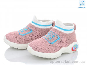 Купить Кросівки дитячі AW967 pink LED Bimigi рожевий