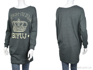 Туніка жіночі B006-1 green (10498) DuDuBoBo зелений  оптом от Optomarket