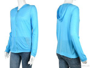 Кофта жіночі B0100-3 l.blue (10820) DuoDuoBoBo блакитний оптом от Optomarket