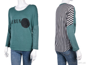 Батник жіночі B0101-3 green (10803) DuoDuoBoBo зелений  оптом от Optomarket